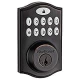Kwikset 99140-024 SmartCode 914 Traditional Smart Lock Keypad Electronic Deadbolt Door Lock with SmartKey Security and Z-Wave Plus thumbnail 1