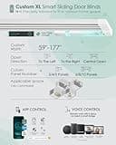 Yoolax Custom XL Smart Sliding Door Blinds thumbnail 5