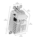 iDevices IDEVZ08W ZWave Enabled RF Single Controlled Tamper Resistant Receptacle thumbnail 2