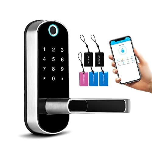 Smart Lock, TFX1 Bluetooth Enabled Fingerprint and Touchscreen Electronic Door Lock main view