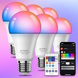 Smart Light Bulbs 6Pack with Remote photo