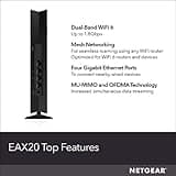 NETGEAR WiFi 6 Mesh Range Extender (EAX20) thumbnail 5