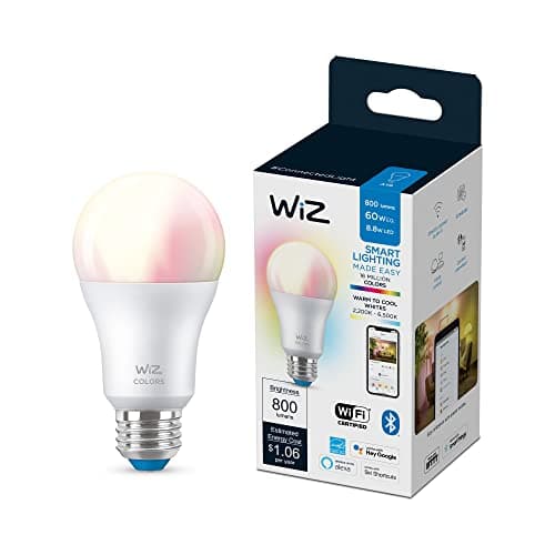 WiZ 60W A19 Color LED Smart Bulb - Pack of 1 main view