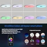 ASALL Smart Waterproof LED Ceiling Light Fixture thumbnail 3