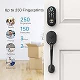 Smart Lock, SMONET Fingerprint Door Lock Smart Deadbolt Keyless Entry thumbnail 4