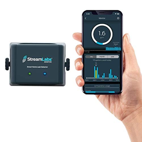 StreamLabs Smart Home Water Monitor Leak Detector main view