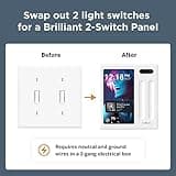 Brilliant Smart Home Control (2-Switch Panel) thumbnail 4
