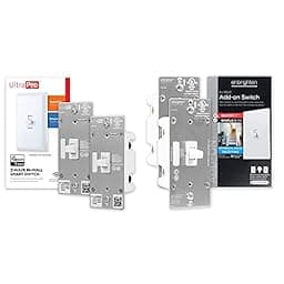UltraPro Z-Wave in-Wall Smart Toggle Switch 2-Pack + Enbrighten Add-On Toggle Switch 2-Pack photo