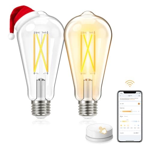 mujoy Smart LED Edison Bulbs main view