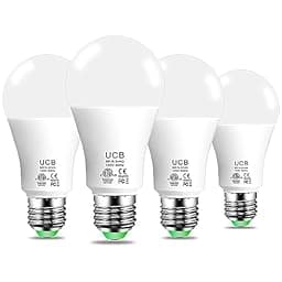 UCB Alexa Light Bulb 130W Equivalent, Smart Light Bulbs Warm White to Daylight Tunable, A19 E26 Bluetooth LED Bulbs for Bedroom Kitchen Living Room Office（4 Pack） photo