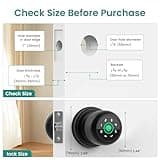 GHome 4 in 1 Smart Fingerprint Door Knob with Keypad Door Lock thumbnail 5