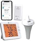 Ambient Weather WS-8482-3107 7-Channel WiFi Remote Monitoring Weather Station with Indoor/Outdoor Temperature & Humidity, Floating Pool, Spa & Pond Thermometer thumbnail 1