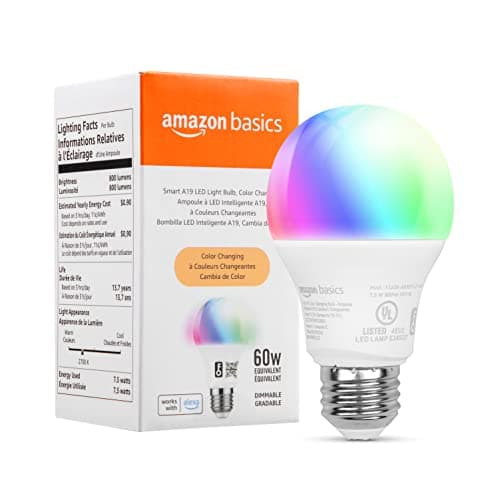 Amazon Basics - Smart A19 LED Light Bulb main view