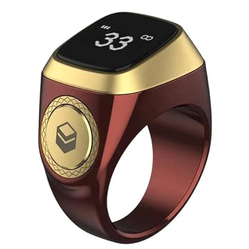 Smart Muslim Islamic Oem Electronic Zikir Counter Digital Azan Alarm Clock Tasbeeh Tasbih Zikr Ring main view