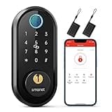Smart Lock, SMONET Fingerprint Door Lock Smart Deadbolt Keyless Entry thumbnail 1