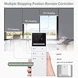 ZSHINE Motorized Blackout Window Roller Blinds thumbnail 4