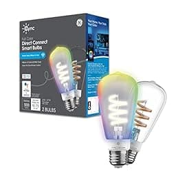GE CYNC ST19 Smart LED Light Bulbs photo