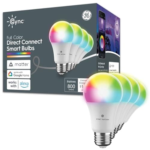 GE CYNC Smart LED Light Bulbs main view