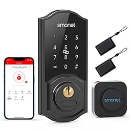 WiFi Door Lock - SMONET Remote Control Smart Deadbolt photo