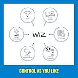 WiZ Clear 40W BA11 Tunable White Filament LED Smart Candle-Shaped Bulb - Pack of 1 - E12- Indoor - Connects to Your Existing Wi-Fi - Control with Voice or App - Matter Compatible thumbnail 3