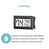 TASOGEN 6 Pack Mini Digital Thermometer Hygrometer thumbnail 3