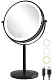 ALHAKIN Rechargeable Makeup Mirror with Lights thumbnail 1