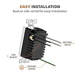 Micmi 24W 4.8 Amp Dual High Speed USB Wall Outlet thumbnail 4