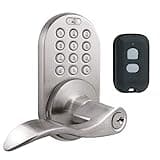 MiLocks XKL-02SN Digital Lever Handle Door Lock thumbnail 1