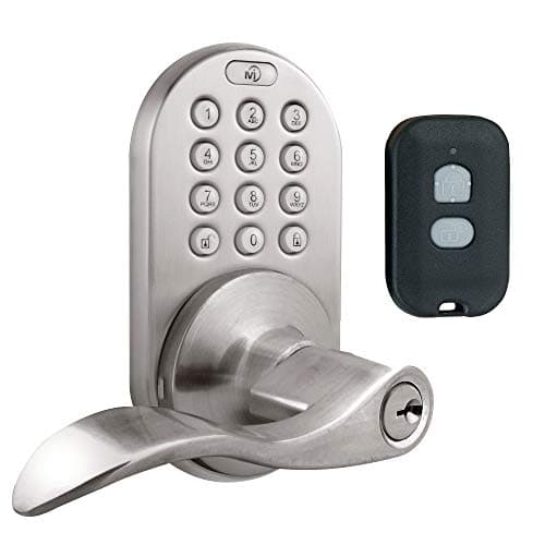 MiLocks XKL-02SN Digital Lever Handle Door Lock main view