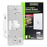 Enbrighten 700 Series Z-Wave In-Wall Smart Light Switch with QuickFit and SimpleWire, White Toggle thumbnail 1