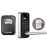 ULTRALOQ Smart Lever Door Lock + Key Storage Lock Box + Bridge WiFi Adaptor thumbnail 1