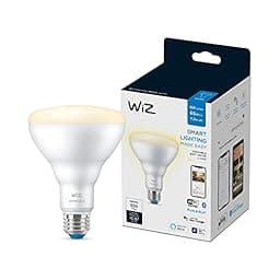 WiZ 65W BR30 Soft White LED Smart Bulb - Pack of 1 photo