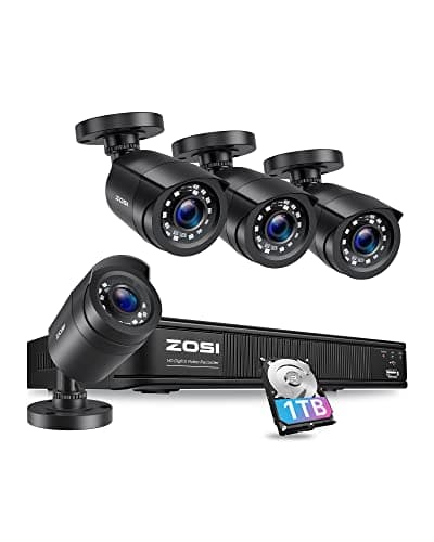 ZOSI 3K 5MP Lite Home Security Camera System main view