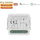 MHCOZY 1 Channel DC 12V 24V AC 100-240V Tuya Smart Life app Dry Contact Zigbee Smart Relay Switch Module thumbnail 2