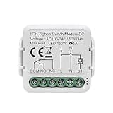 MHCOZY 1 Channel DC 12V 24V AC 100-240V Tuya Smart Life app Dry Contact Zigbee Smart Relay Switch Module thumbnail 1
