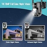 4K 8MP Solar Security Cameras Wireless Outdoor Battery Powered thumbnail 4