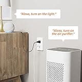 Amazon Basics Smart In-Wall Outlet with 2 Individually Controlled Outlets, Tamper Resistant, 2.4 GHz Wi-Fi, Works with Alexa Only, 4.57 x 2.80 x 1.85 inches, White thumbnail 5