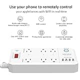 6ft Extension Cord Smart Plug Surge Protector thumbnail 4
