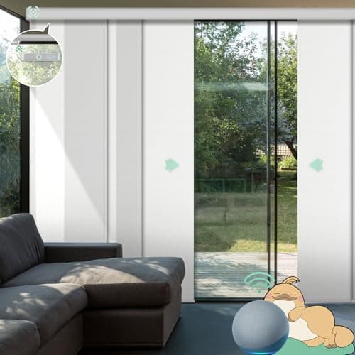Yoolax Custom XL Smart Sliding Door Blinds main view