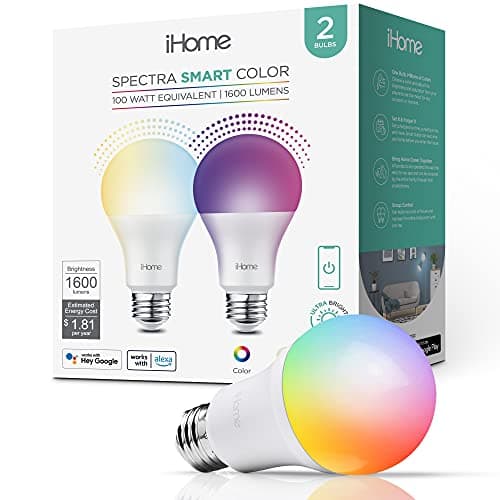 iHome Spectra Smart Multicolor Light Bulb main view