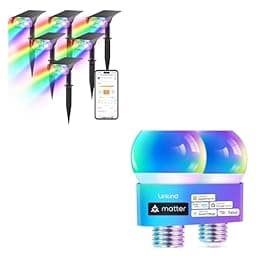 Linkind Smart Solar Lights for Outside photo