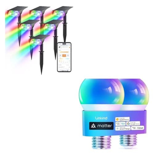 Linkind Smart Solar Lights for Outside main view