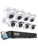 ZOSI 3K Lite Home Security Camera System with AI Human Vehicle Detection, H.265+ 8CH CCTV DVR and 8 x 1080p Wired Outdoor Indoor Bullet Dome Cameras, Remote Access, Alert Push (1TB Hard Drive) thumbnail 1