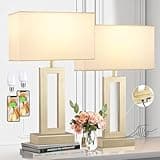 Bedroom Table Lamps Set of 2 thumbnail 1