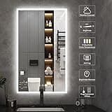 Evokor 24 x 40 Inch Led Smart Bathroom Mirror with Lights thumbnail 2