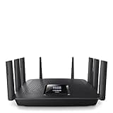 Linksys WiFi 5 Router, Tri-Band, 3,000 Sq. ft Coverage, 25+ Devices, Speeds up to (AC5400) 5.4Gbps - EA9500 thumbnail 1