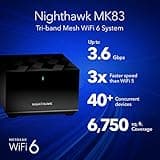 NETGEAR Nighthawk Tri-band Whole Home Mesh WiFi 6 System (MK83) thumbnail 2
