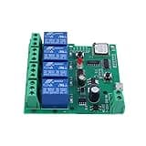 4 Channel Relay Module DC 12V 24V Switch Interlock Inching Self-Locking APP Remote Controller for Garage Door Smart Home Devices thumbnail 1