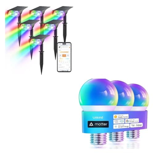 Linkind Smart Solar Lights for Outside main view
