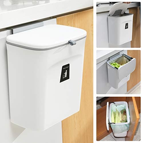 Tiyafuro 2.4 Gallon Kitchen Compost Bin main view